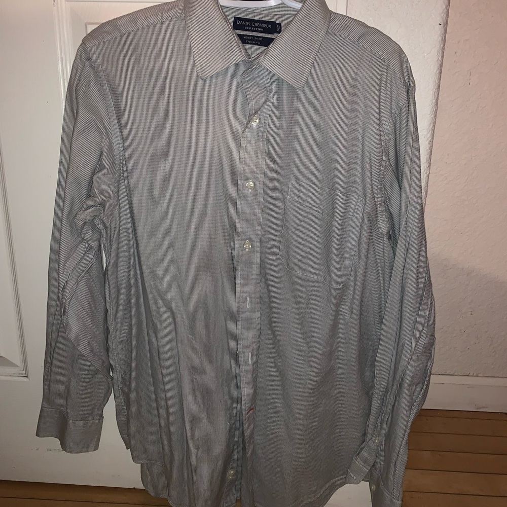 Daniel Cremieux Classic Gray Dress Shirt